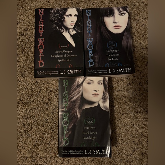 L.J smith Other - Night World Series by LJ Smith Paperback Volumes 1-3